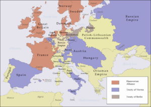Alliances in Europe 1725-1730