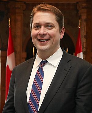 Andrew Scheer portrait style