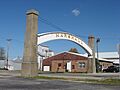 Arch in the Town of Marshall from southwest