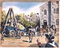Arrival of Liberty Bell in Allentown - 1777