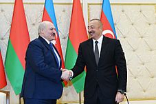 Azerbaijani, Belarus presidents made press statements, April 2021 04