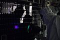 Black light test of Dawns solar cells