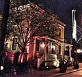 Carroll street at night