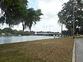 Columbus Drive Swing Span Bridge from Riverside Garden Park-2