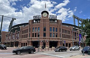Coors Field exterior 2022