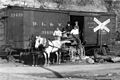 Dlw railroad wagon 1900