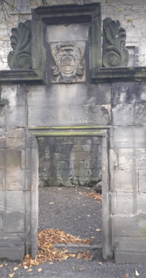 Doorway to the tomb of Alexander Forrester, Greyfriars Kirkyard