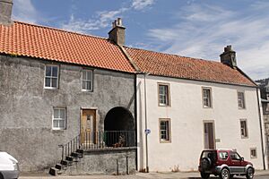 Early 18th century houses on North Overgate, Kinghorn