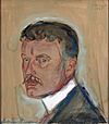 Edvard Munch - Self-Portrait with Moustache and Starched Collar (1905).jpg