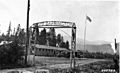 Entrance to Camp Darrington CCC Camp, Mt. Baker National Forest, Washington (3226865012)