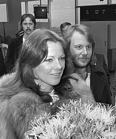 Frida Lyngstad and Benny Andersson 1976