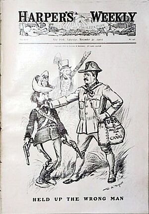 Harper's Weekly Holding Up The Wrong Man