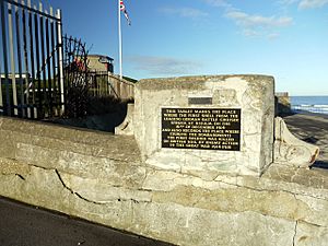 Heugh Battery memorial plaque Geograph 1608078 0295fa65-by-Andrew-Curtis
