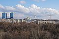Iconic view of Rostov-on-Don, panorama of Rostov-on-Don city centre as seen from Gorky Park, Rostov-on-Don, Russia