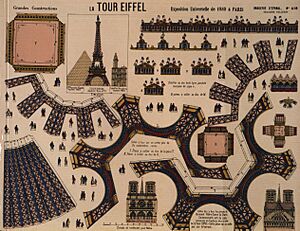 Imagerie D epinal 418 tour eiffel