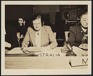 Jessie Street representing Australia at the United Nations (15314938922).jpg