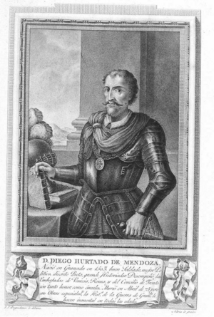 Jose Gomez de Navia - Portrait of Diego Hurtado de Mendoza