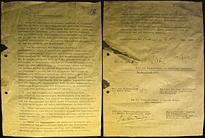 Kapitulationserklaerung der Deutschen Wehrmacht, 8 Mai 1945