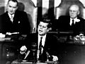 Kennedy Giving Historic Speech to Congress - GPN-2000-001658