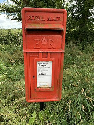 Freestanding Red Letter Post Box