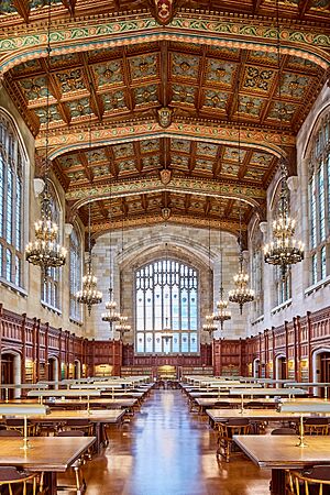 Law library at University of Michigan