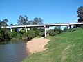 Logan River and bridge 2