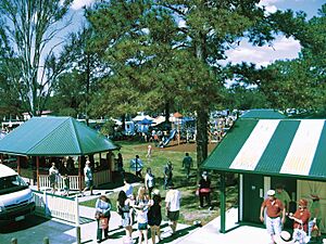 Logan Village, Queensland, Settlers Day 2013 Village Green