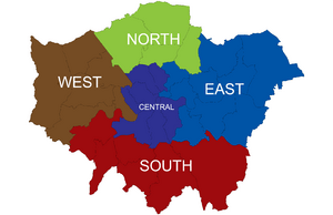 London plan sub regions 2004