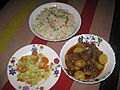 Lunch with Polao and Beef