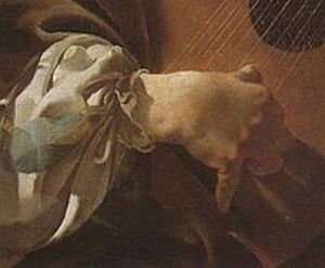 Lute Player Terbrugghen detail