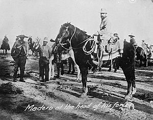 Madero at the head of his forces (LOC) crop