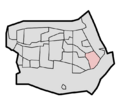 Location of Oranjewijk district in Barendrecht