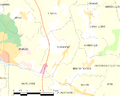 Map commune FR insee code 62832