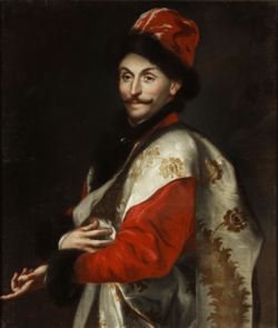Member of Grand Embassy of Peter the Great by Flemish anonim (1687, priv.coll)