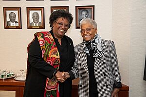 Mia Mottley & Ellen Johnson-Sirleaf (2022)