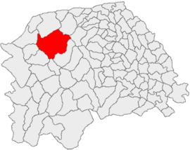 Location in Suceava County