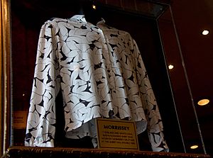 Morrissey's shirt in Hard Rock Cafe Balcerona
