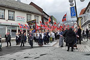 Norwegian National Day in Svolvaer