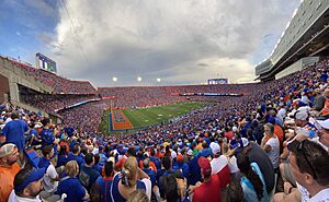 Panorama shot during Florida's 2022 season-opening win vs. Utah
