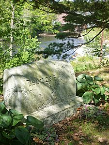 Paul Tsongas gravestone; Lowell Cemetery; Lowell, MA; 2011-09-11