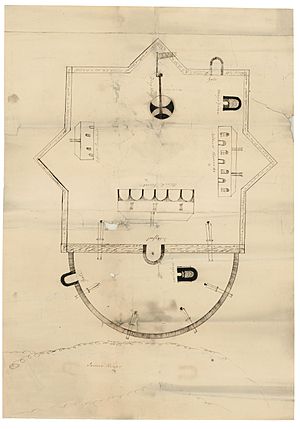 Plan of Fort Powhatan, Prince George County, Virginia LOC lva0000190.jpg