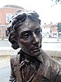 Poet John Keats, by sculptor Vincent Gray