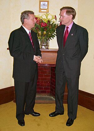 Premier Mike Rann with Deputy Secretary Zoellick