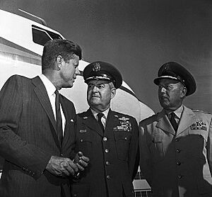 President Kennedy visited SAC's Headquarters