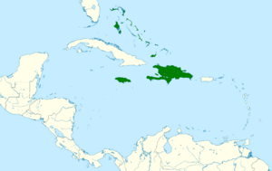 Pyrrhulagra violacea map.svg