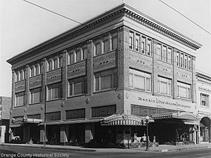 Rankins, Santa Ana, exterior, 1917 OCHS