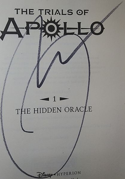 Rick Riordan signature (cropped)