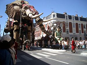 Royal de luxe à Amiens en 2005