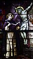 Saint Patrick Church (Columbus, Ohio) - stained glass, St. Thomas Aquinas, detail