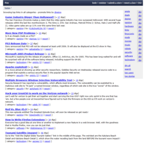 Screenshot of Digg.com from 2004